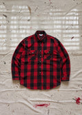 1990s Five Brother Made in USA Buffalo Plaid Flannel - XXL