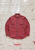 1980s Five Brother Made in USA Work Flannel - M