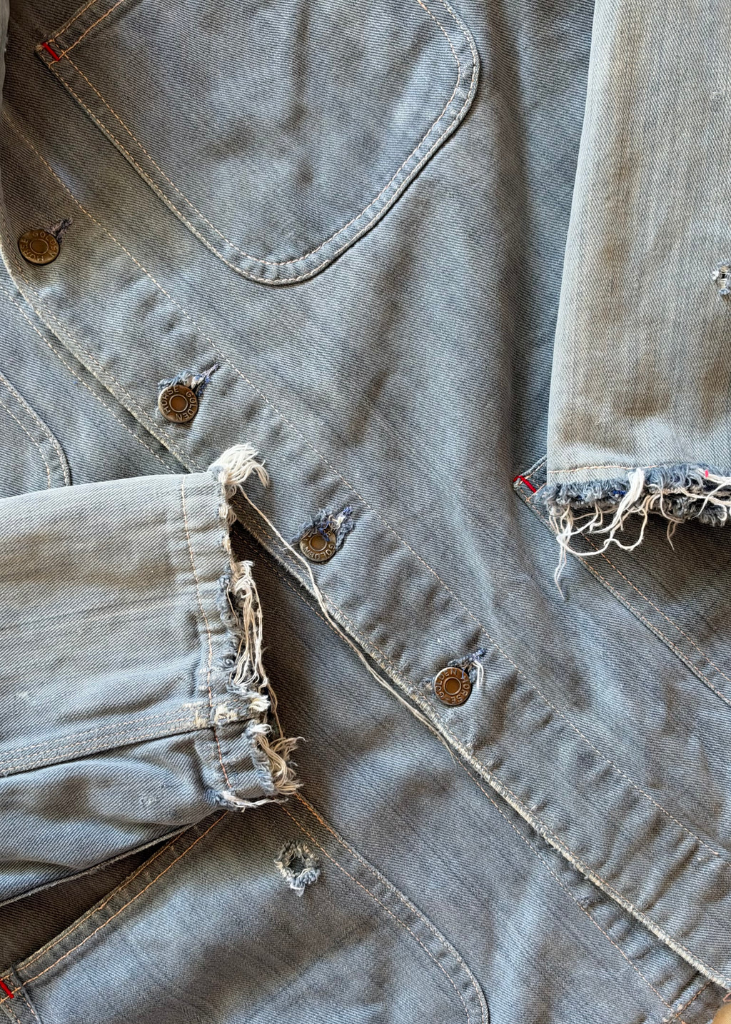 1960s Golden Horse Distressed Chore Jacket - L