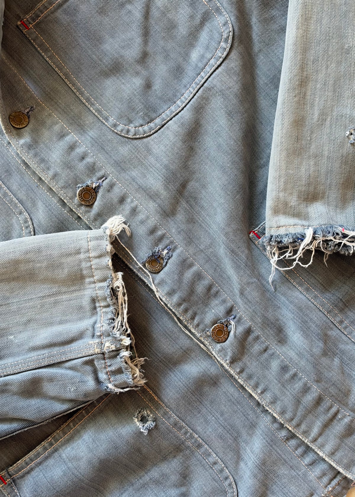 1960s Golden Horse Distressed Chore Jacket - L