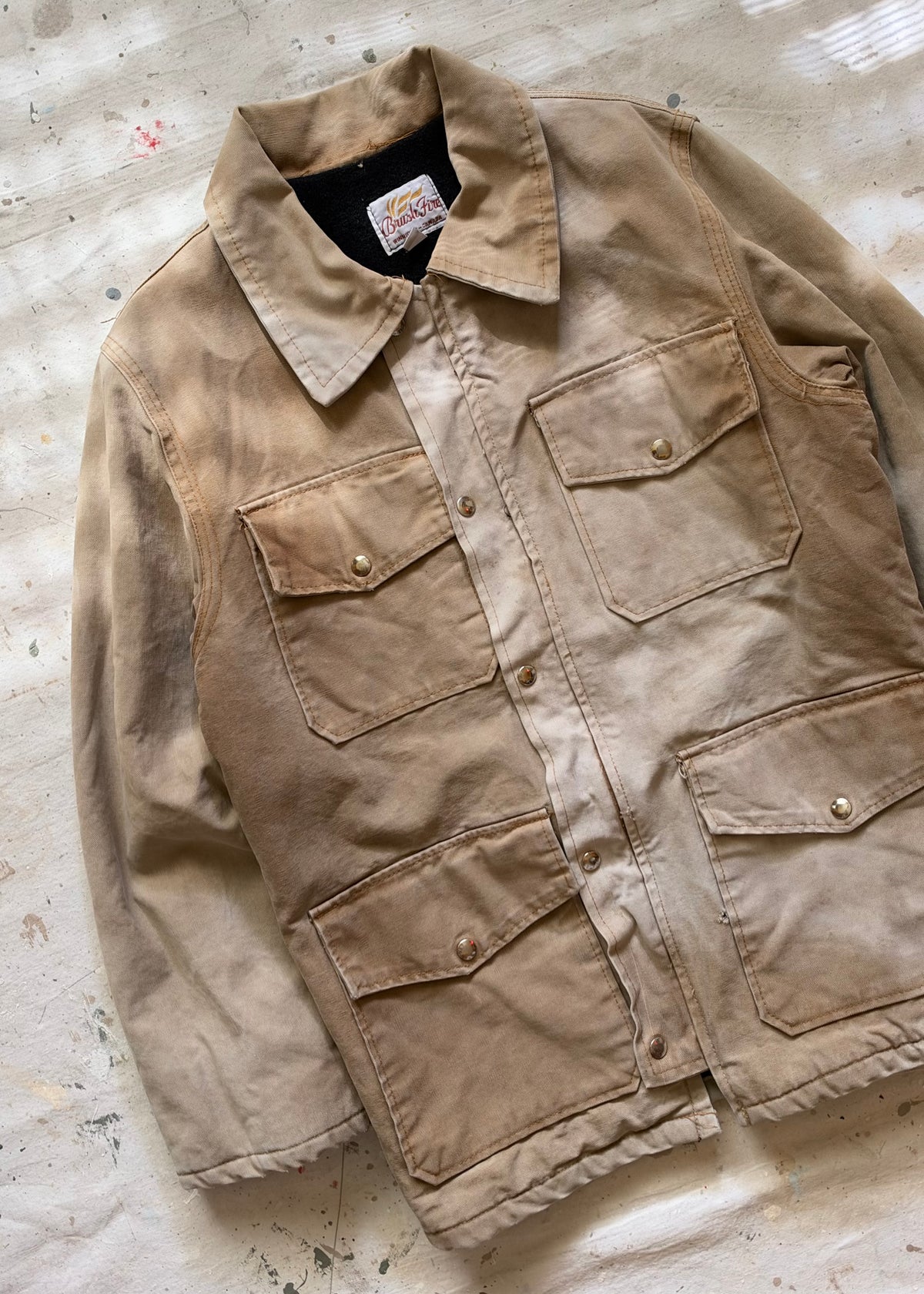 1980s Brush Fire Canadian Canvas Chore Jacket - S
