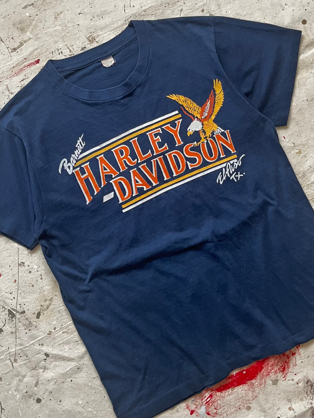 1980s Harley Davidson T Shirt - L