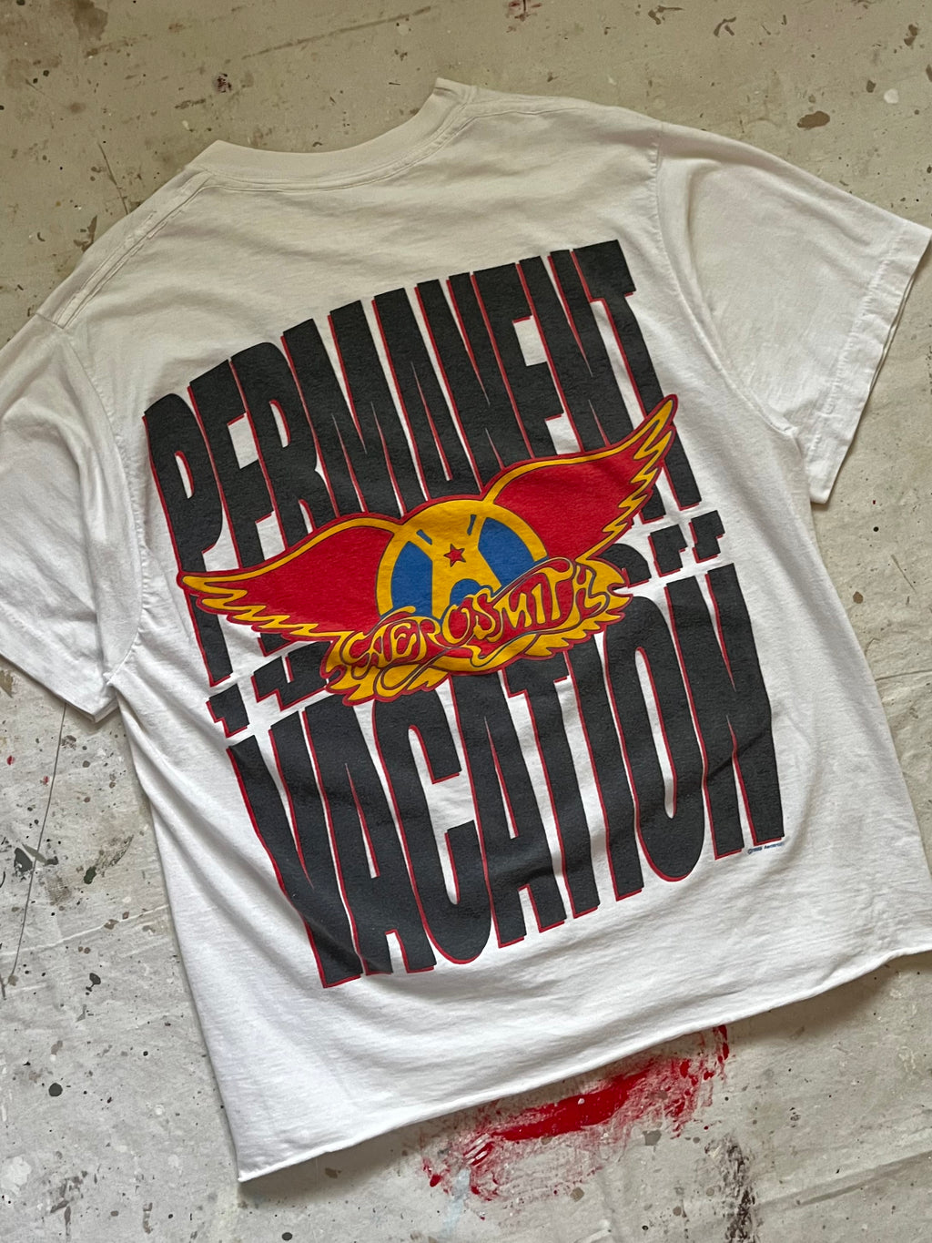 1980s Aerosmith T Shirt - L