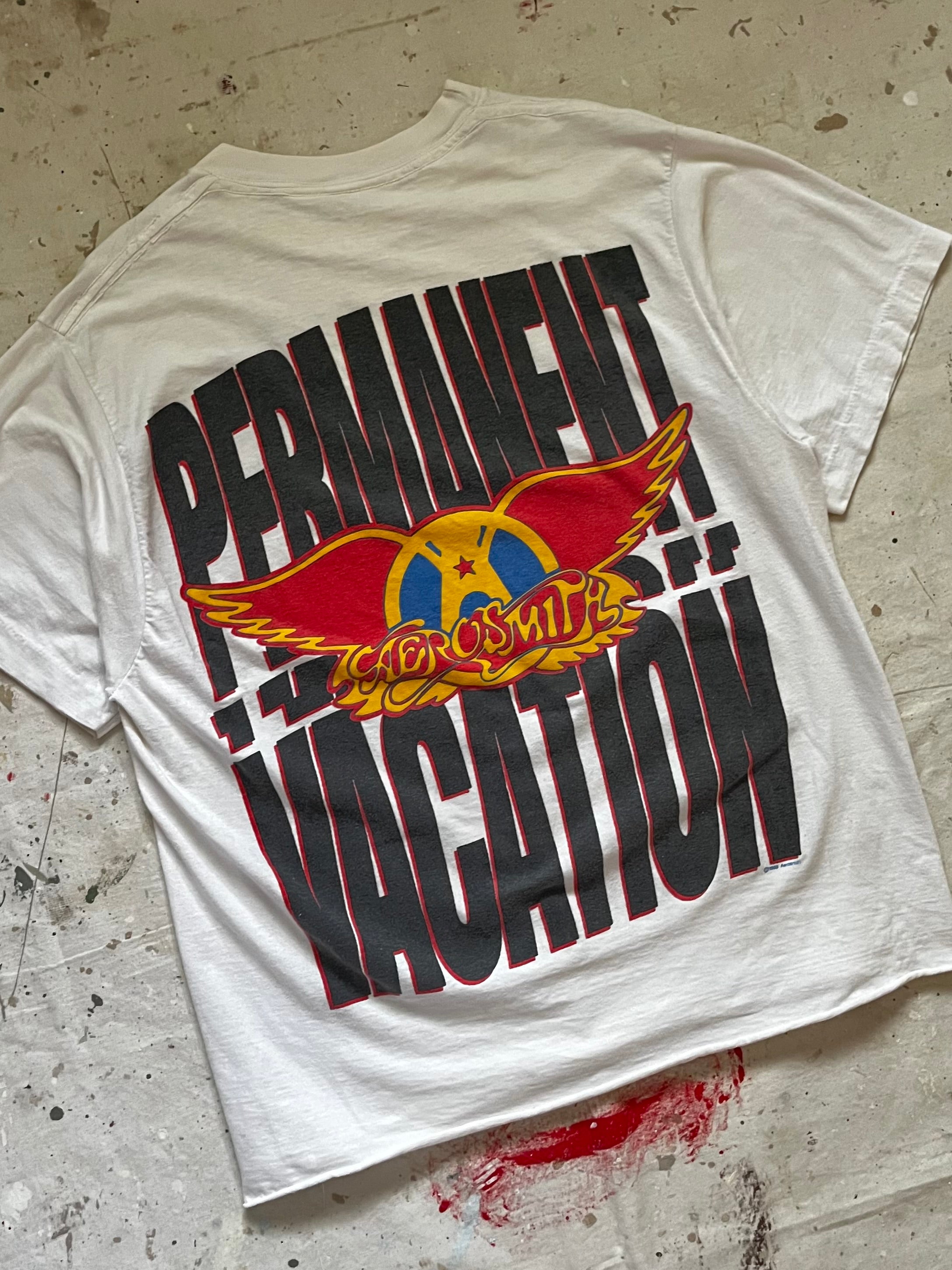 1980s Aerosmith T Shirt - L
