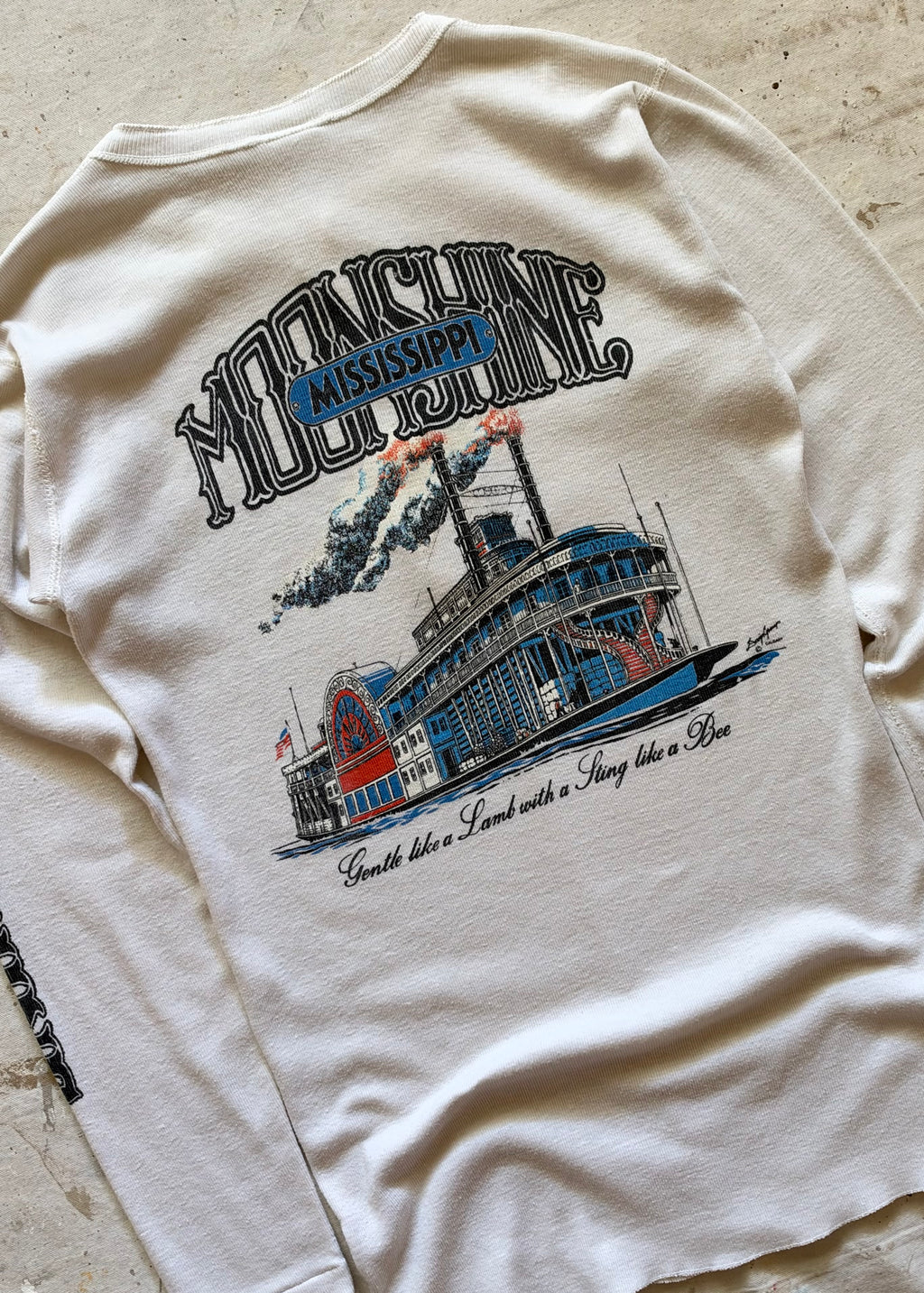 1980s Mississippi Moonshine Stanfield’s Henley - M