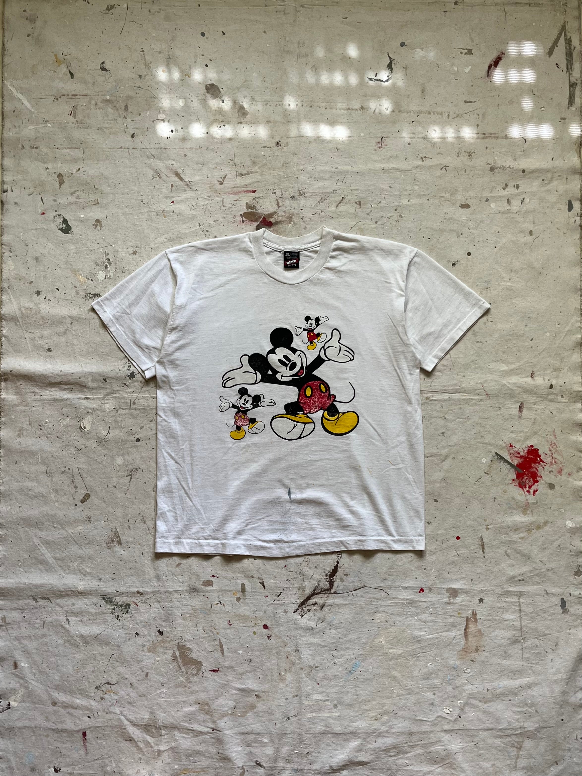 1990s Mickey Mouse Single Stitch T Shirt - XL