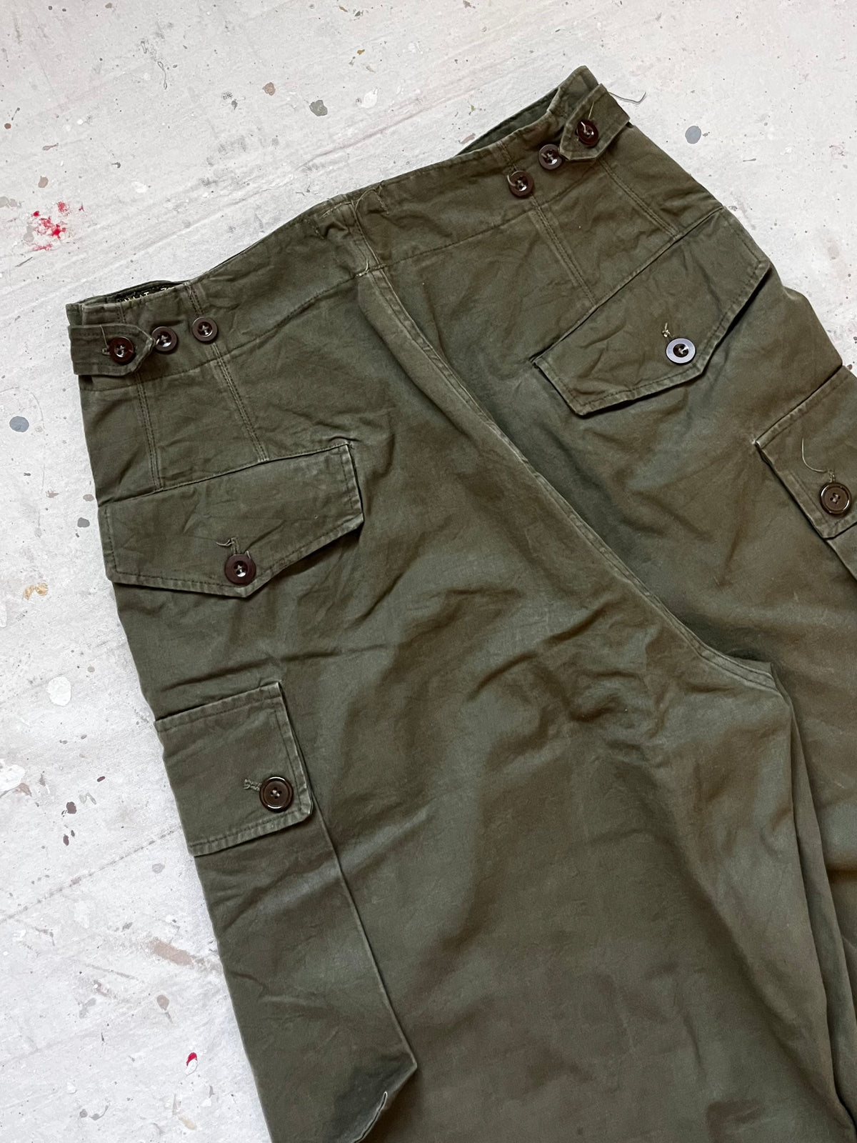 1950s Belgian Military Cargo Trousers
