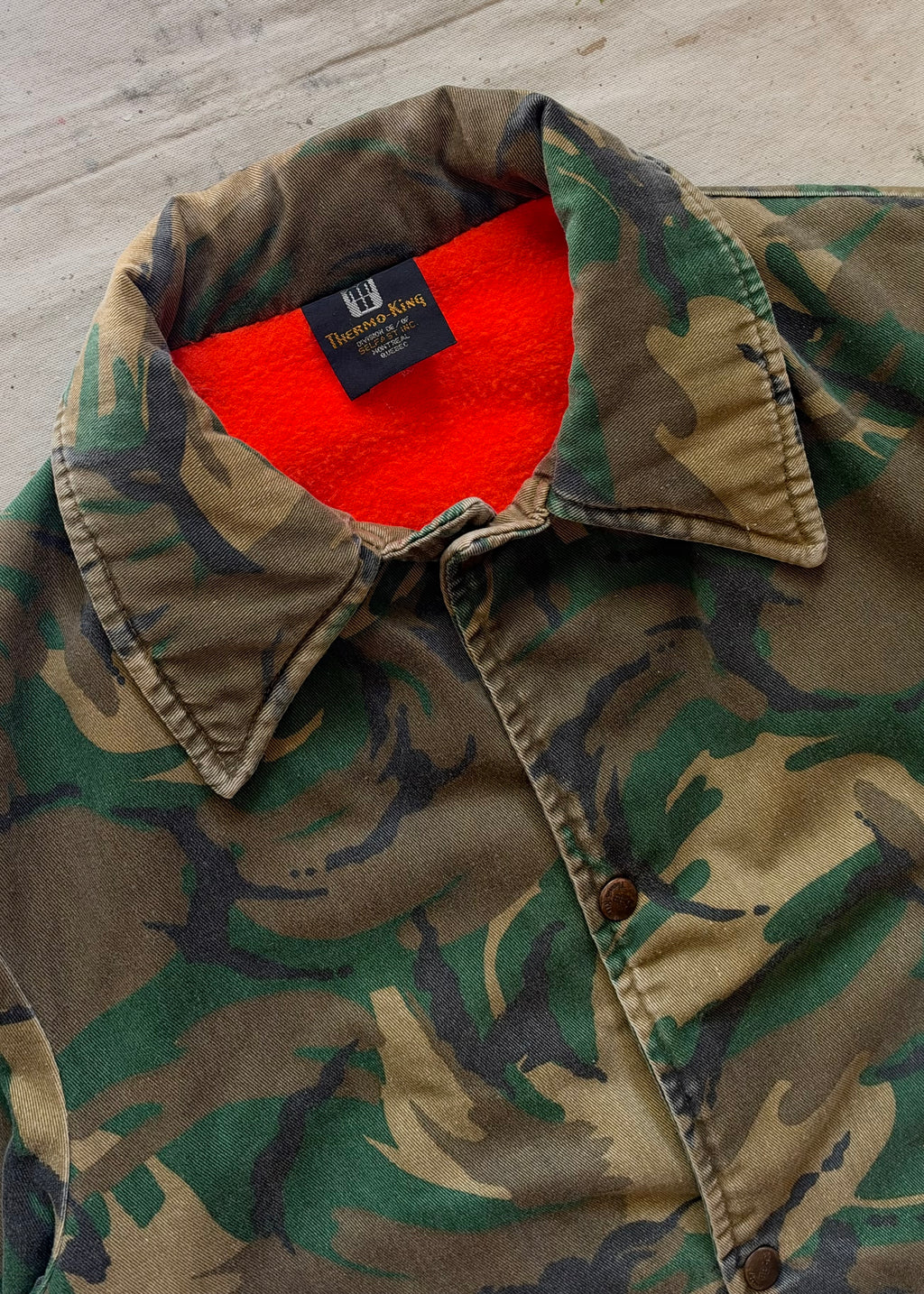 1980s Thermo King Reversible Camo Hunting Jacket - M