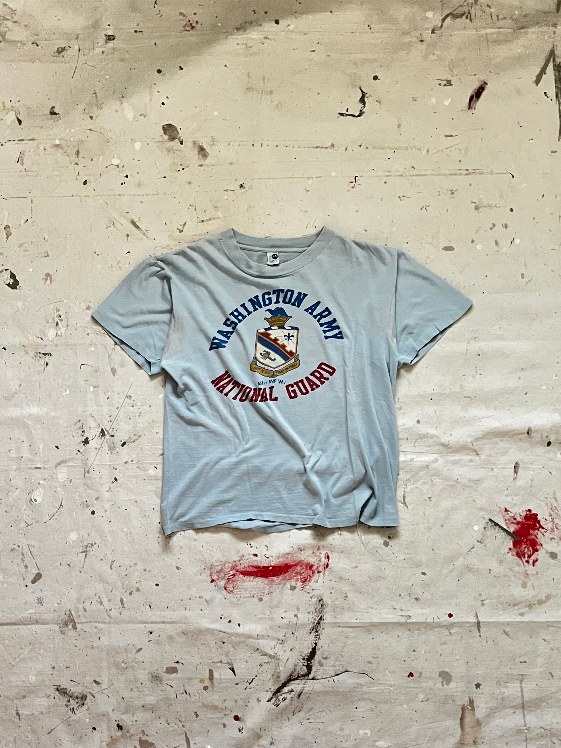 1990s National Guard T Shirt - L