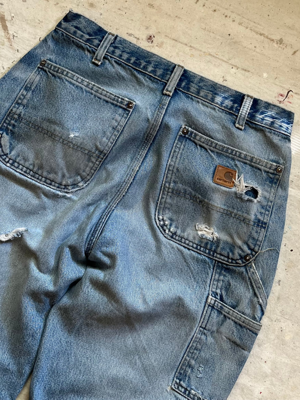 2000s Carhartt Double Knee Thrashed Distressed Denim Jeans