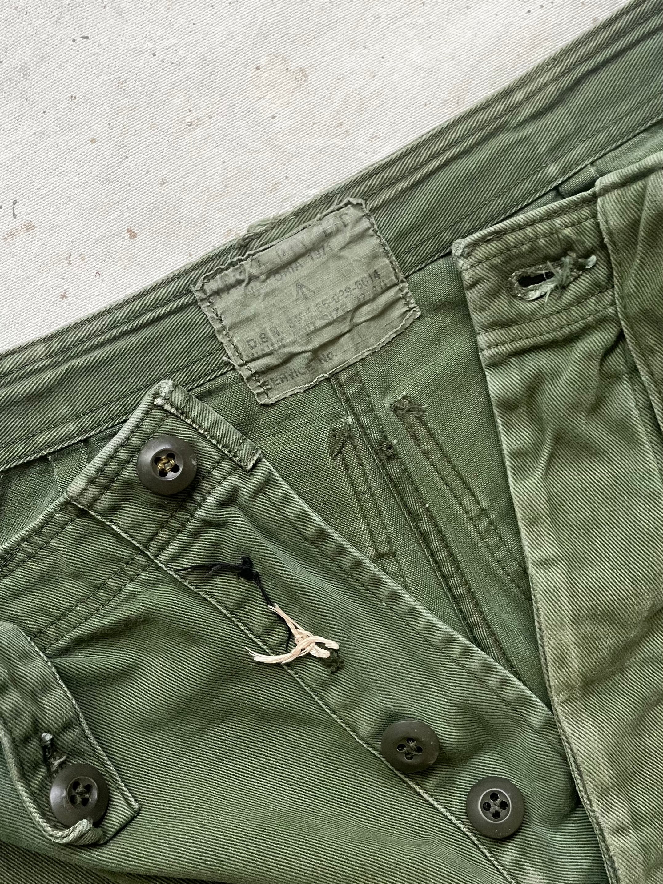 1970s Fatigue Military Pants