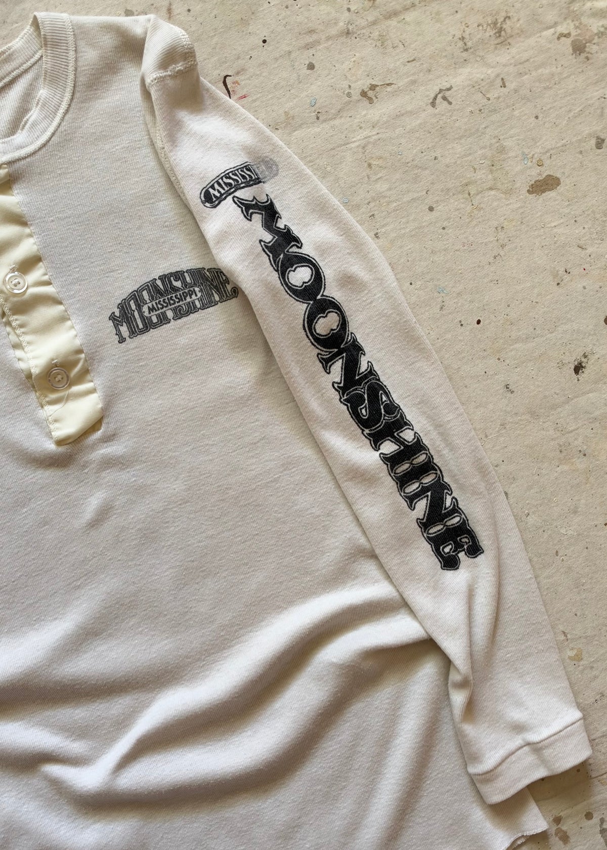 1980s Mississippi Moonshine Stanfield’s Henley - M