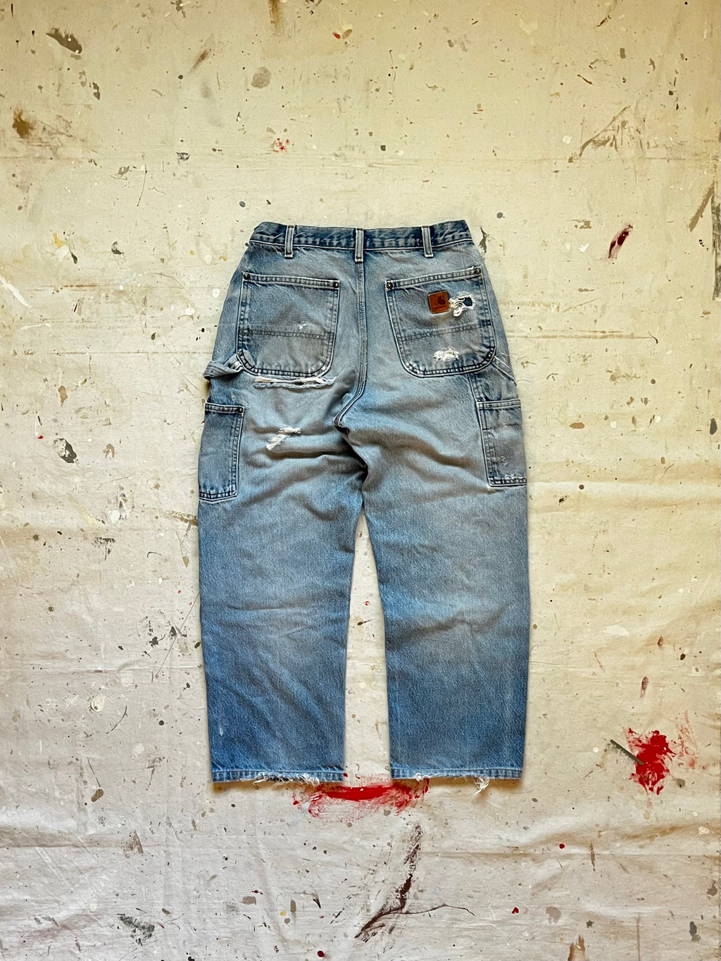2000s Carhartt Double Knee Thrashed Distressed Denim Jeans