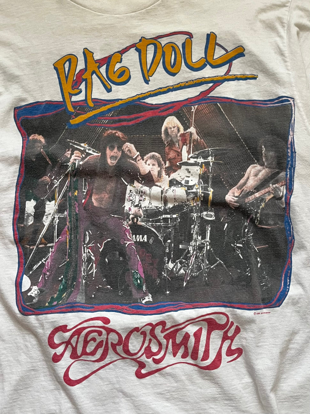 1980s Aerosmith T Shirt - L