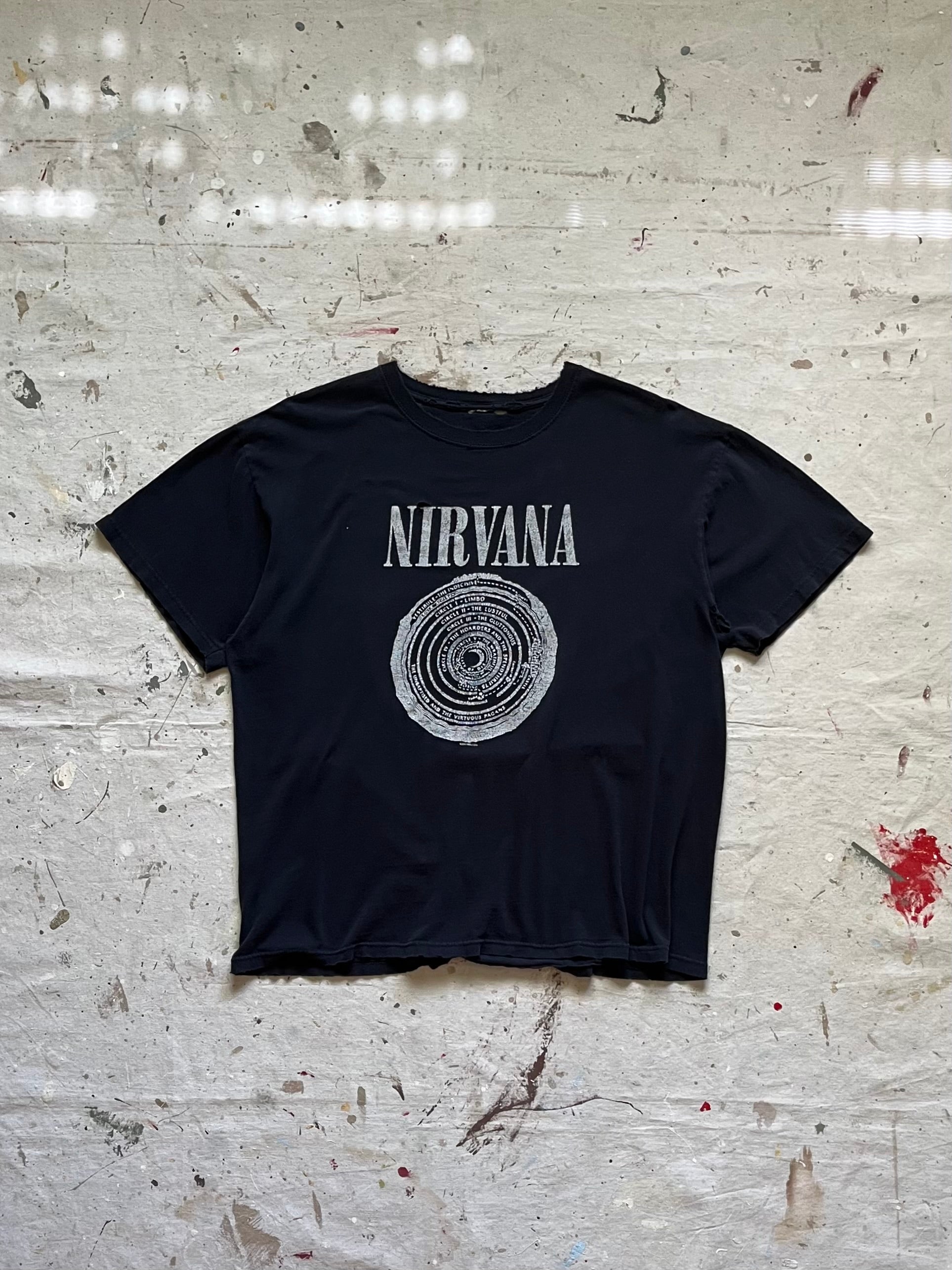 2000s Nirvana Vestibule Distressed T Shirt - XL