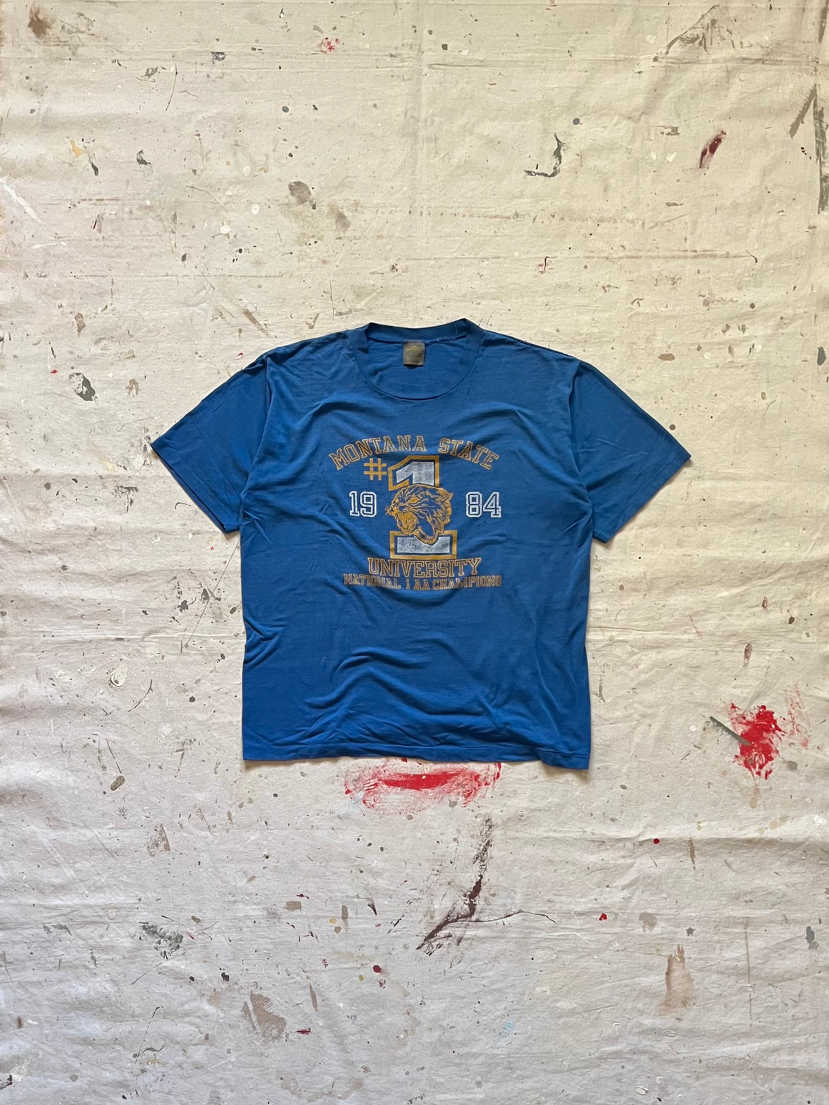 1980s Montana State Champs T Shirt - L