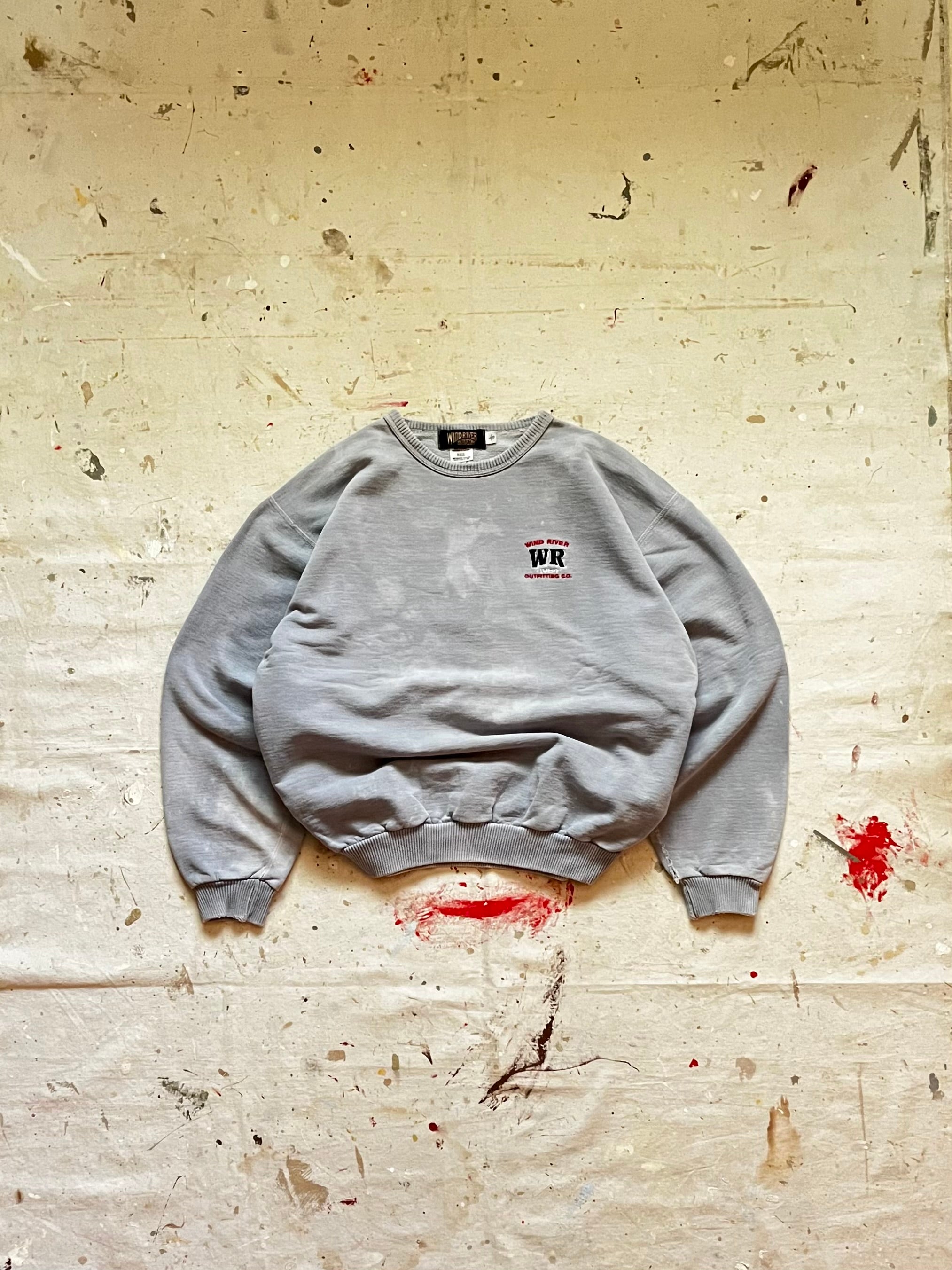 1990s Wind River Faded Sweatshirt - L