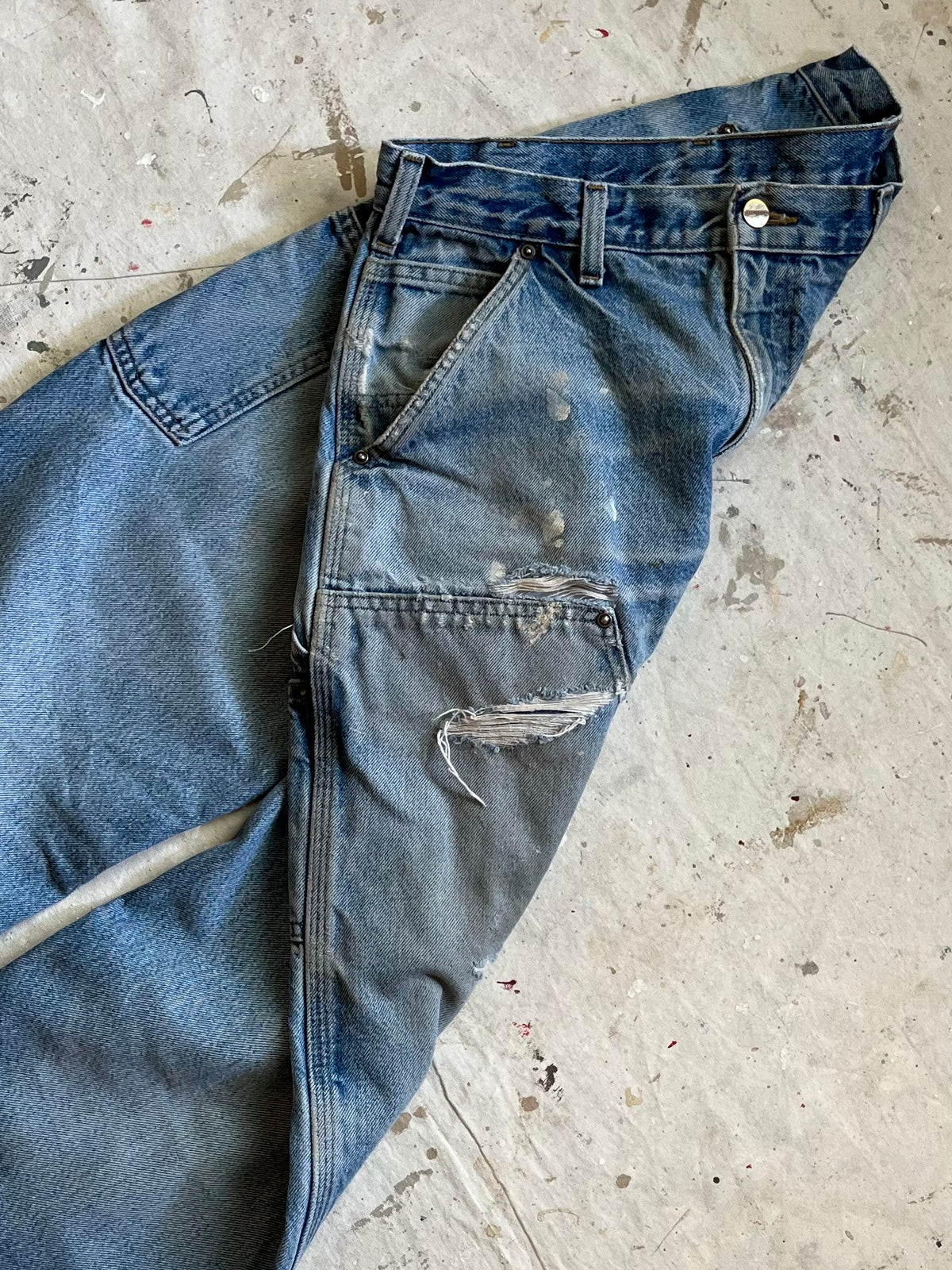 2000s Carhartt Double Knee Thrashed Distressed Denim Jeans