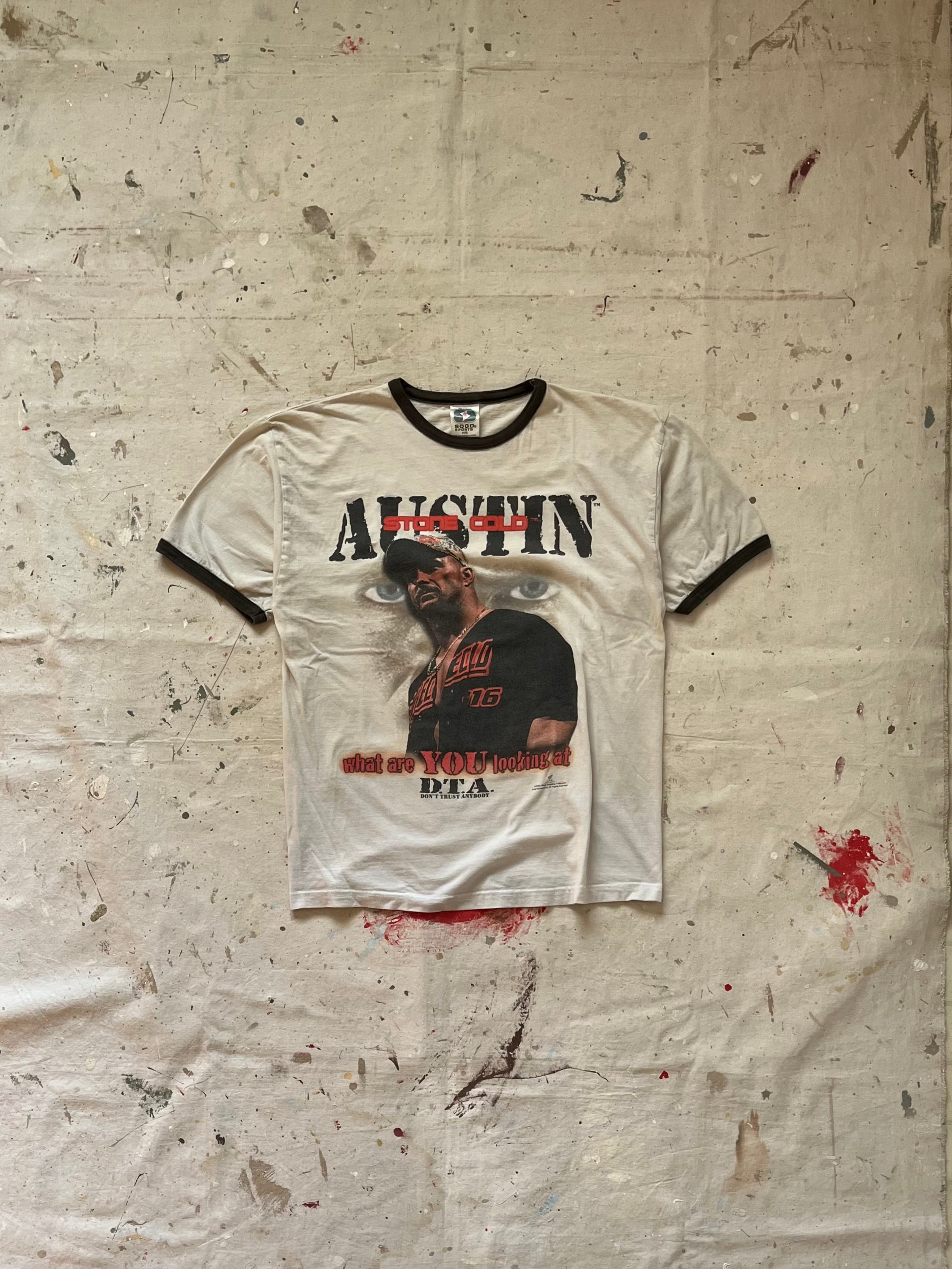 2000s Stone Cold Steve Austin Ringer T Shirt - M