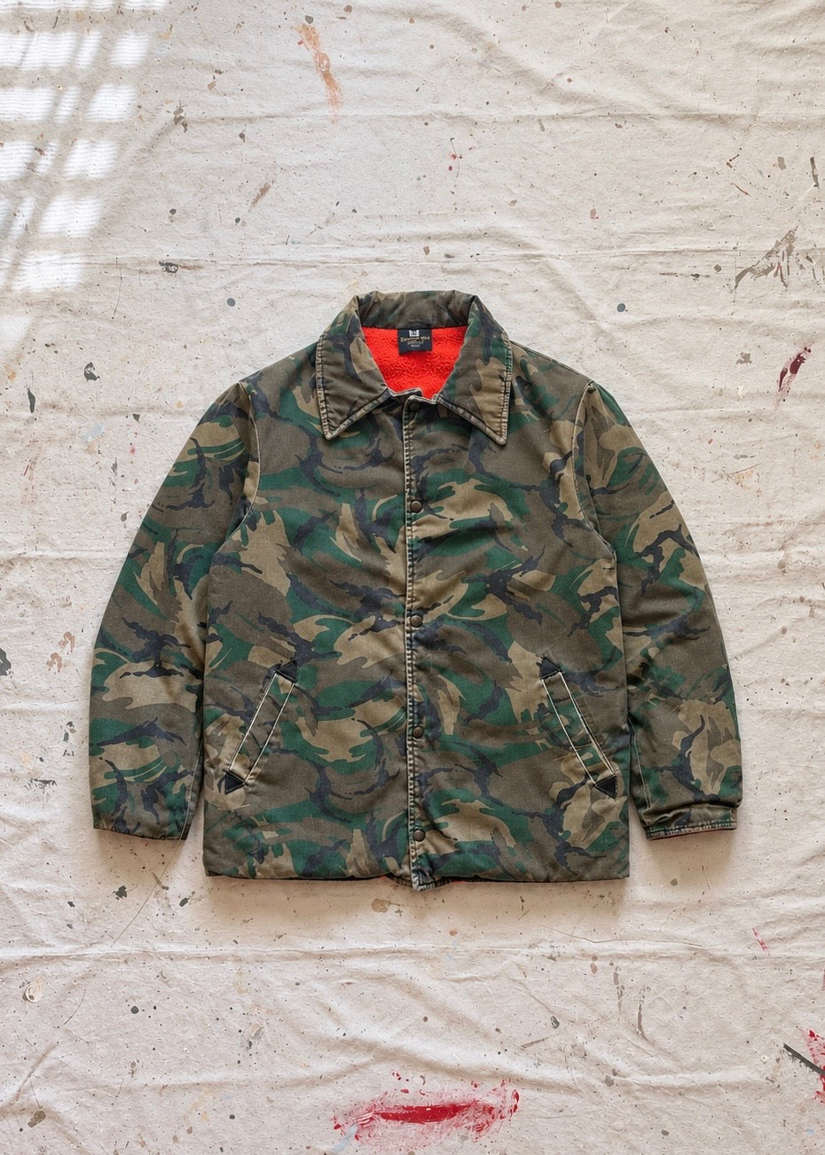 1980s Thermo King Reversible Camo Hunting Jacket - M