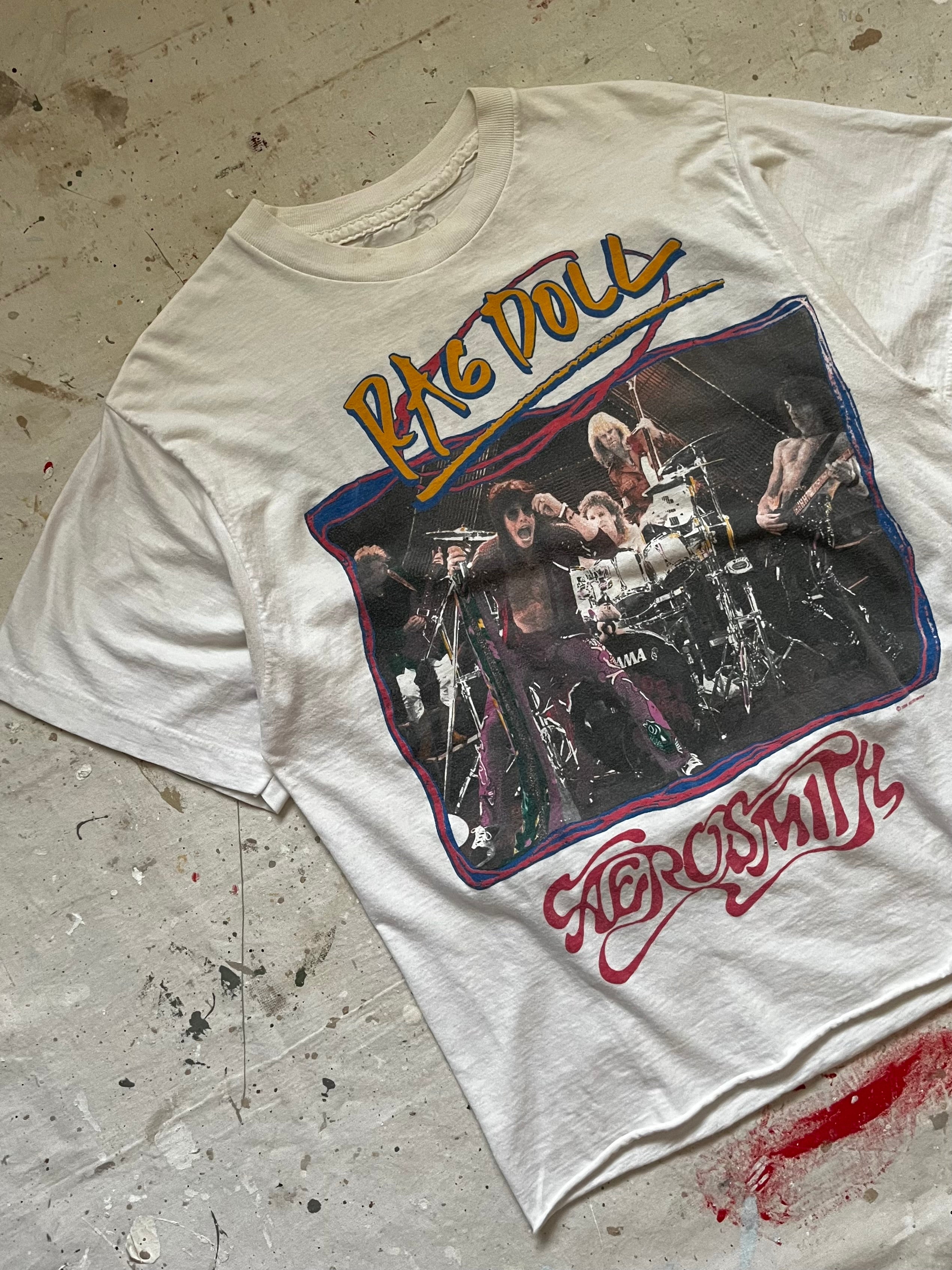 1980s Aerosmith T Shirt - L