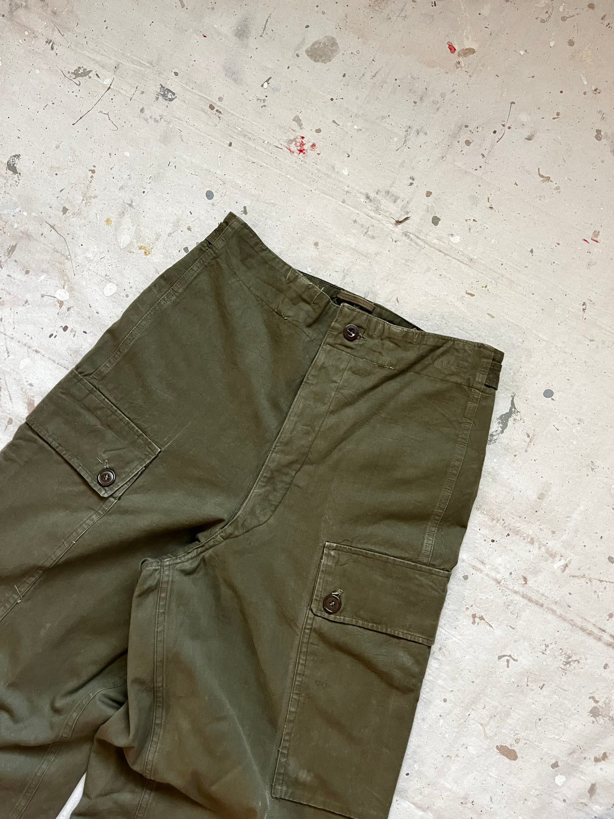 1950s Belgian Military Cargo Trousers