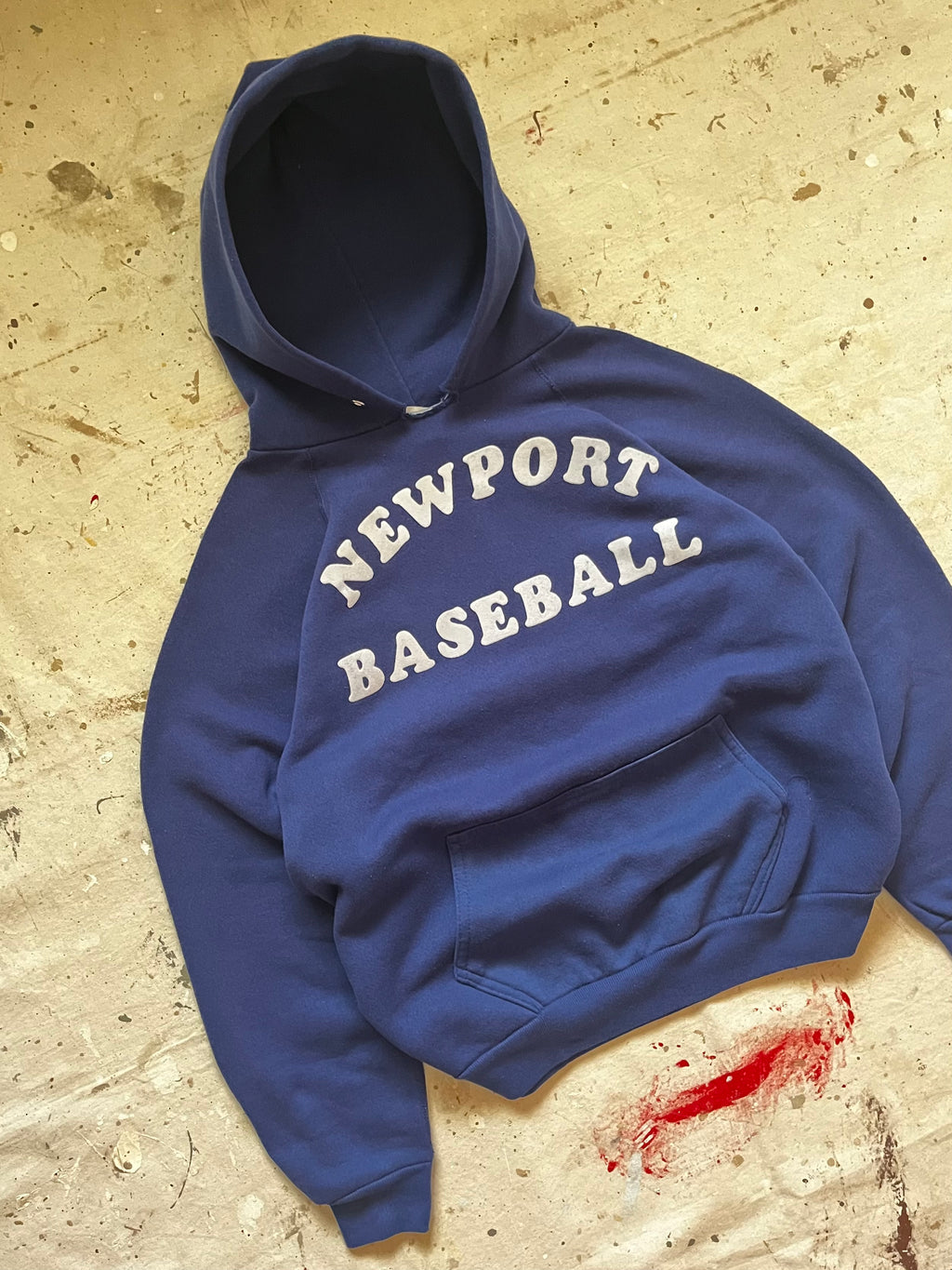 1990s Newport Baseball Hoodie - M