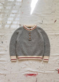 1980s Canadian Wool Henley Sweater - S