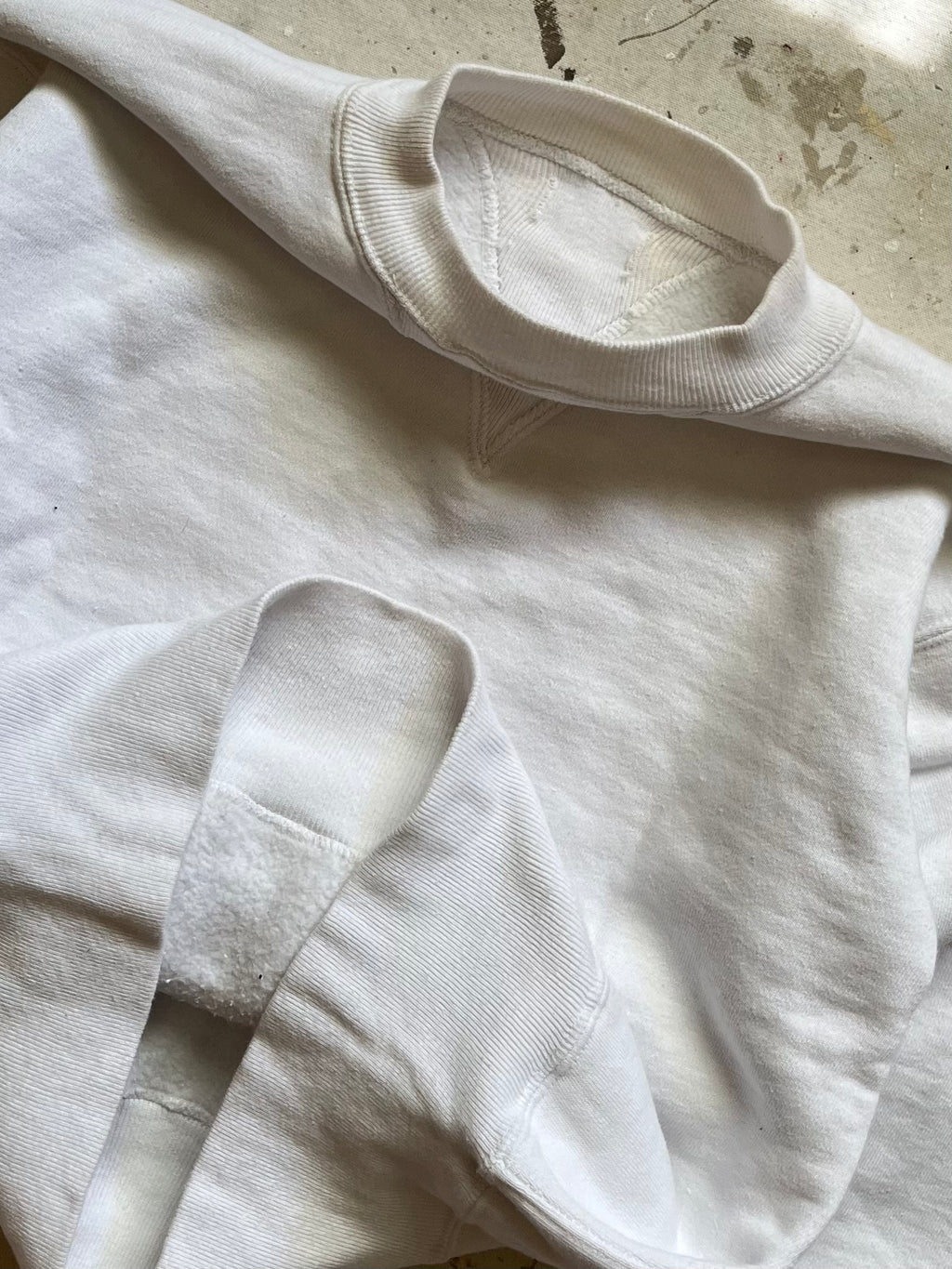 1950s Double V Crewneck Sweatshirt - S