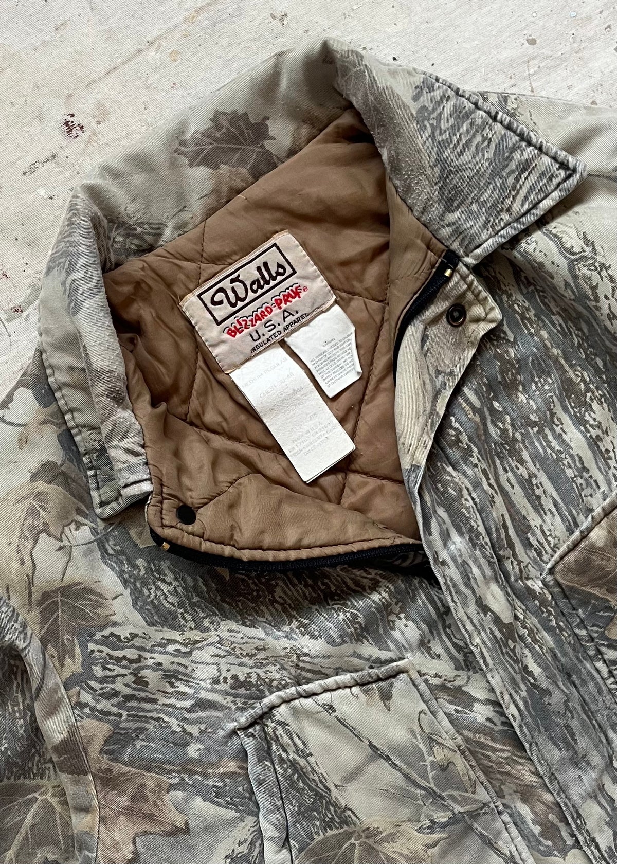 1990s Walls Blizzard-Pruf Realtree Hunting Jacket - M