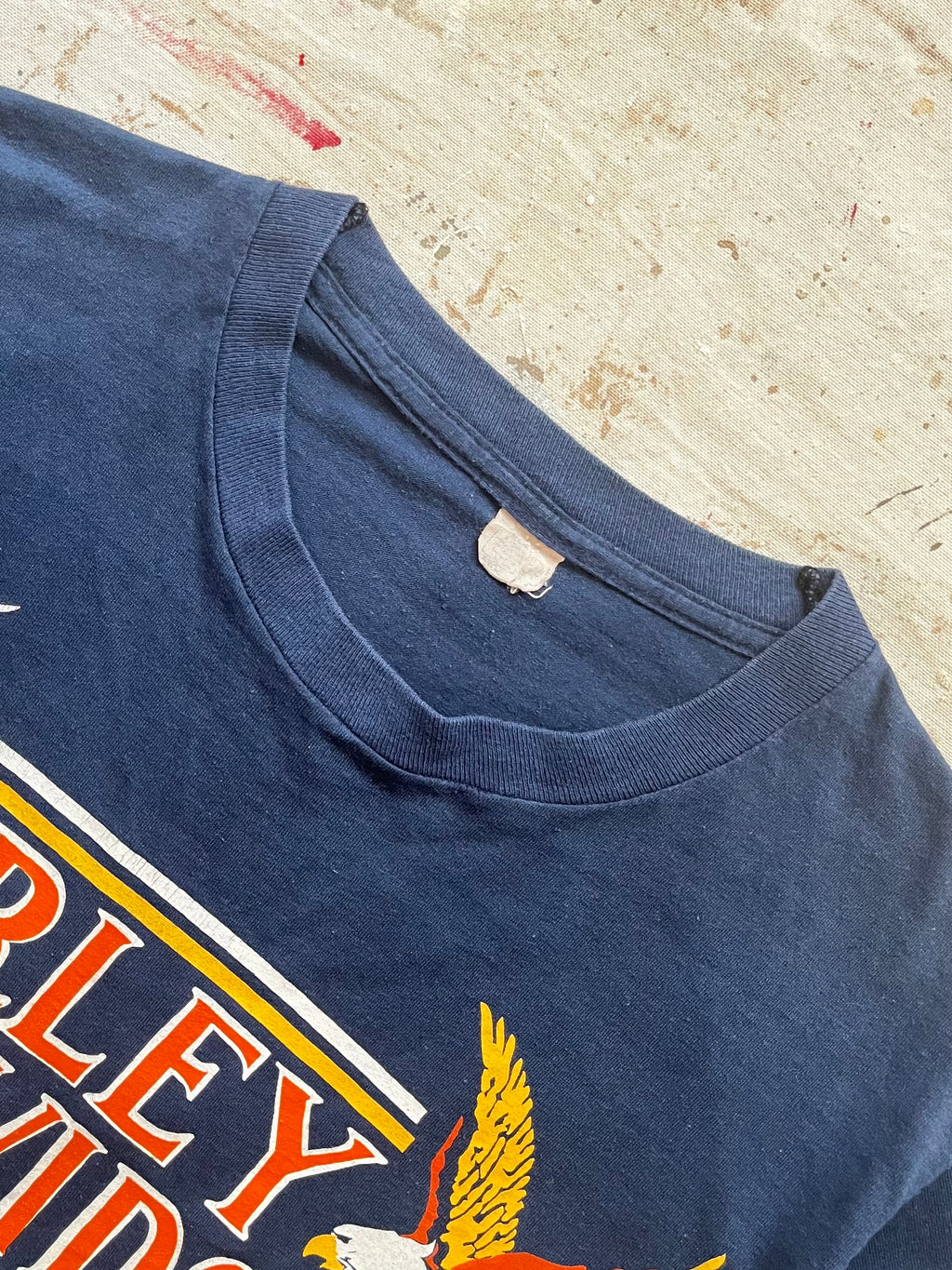 1980s Harley Davidson T Shirt - L