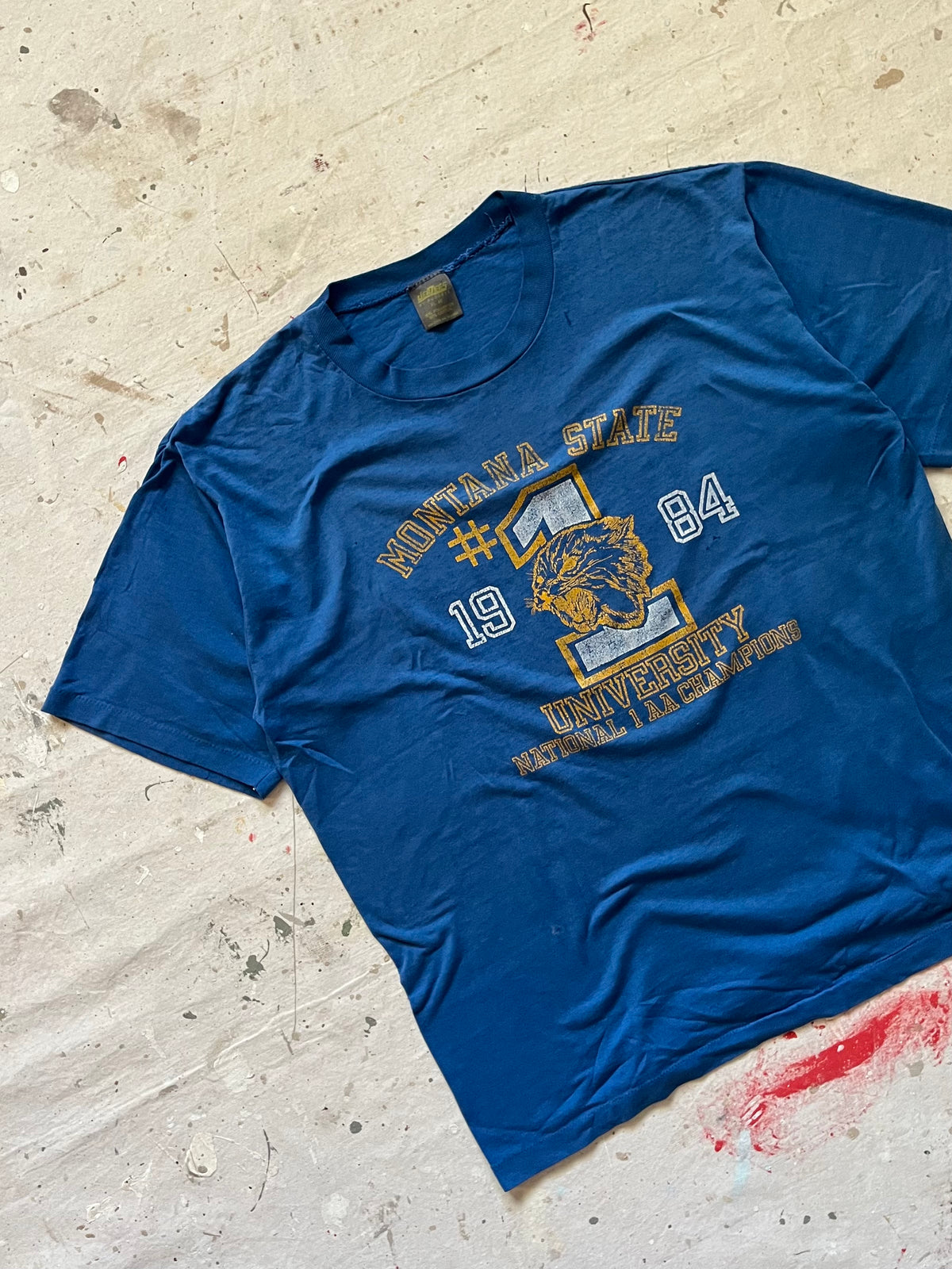 1980s Montana State Champs T Shirt - L