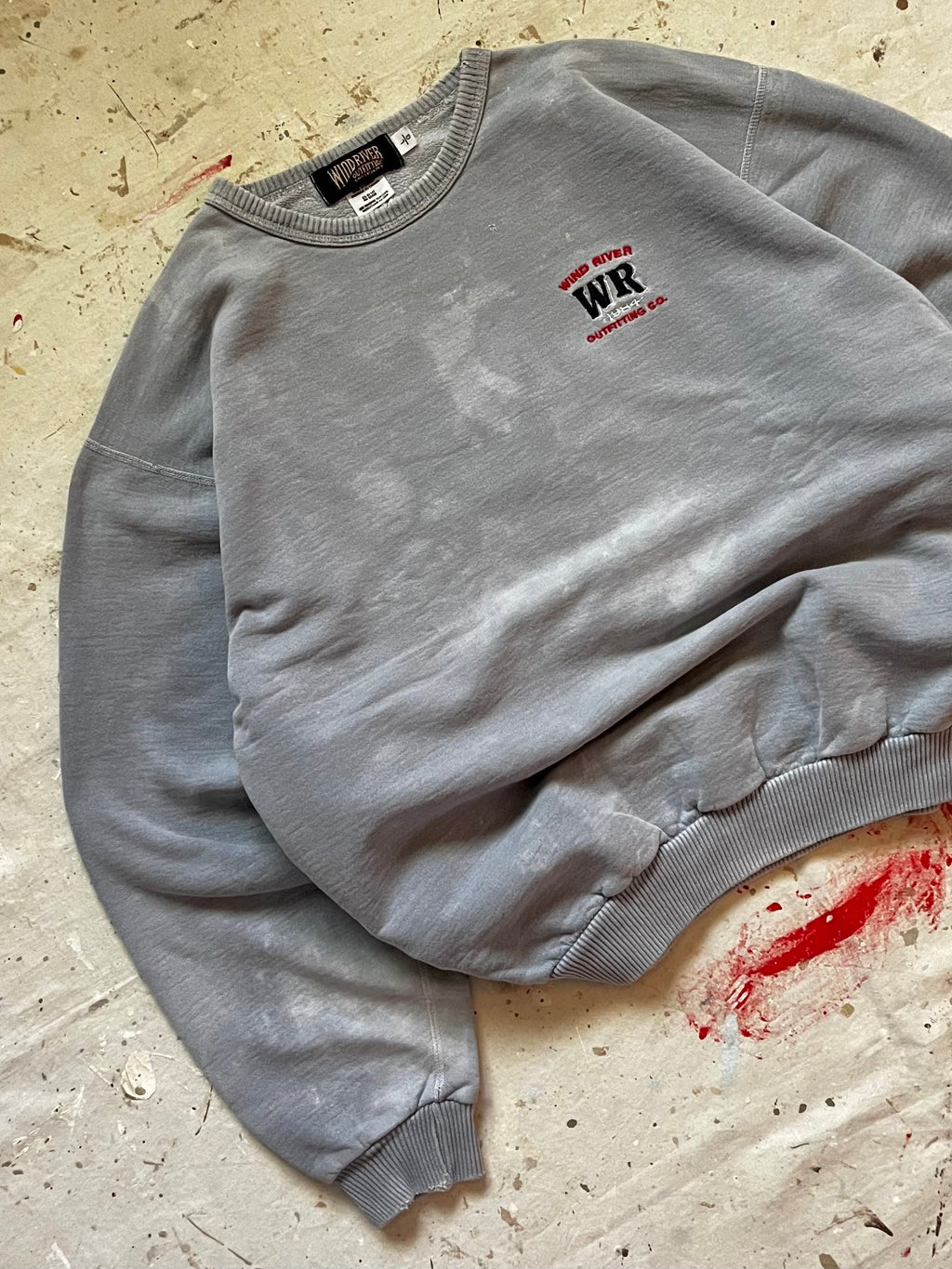 1990s Wind River Faded Sweatshirt - L