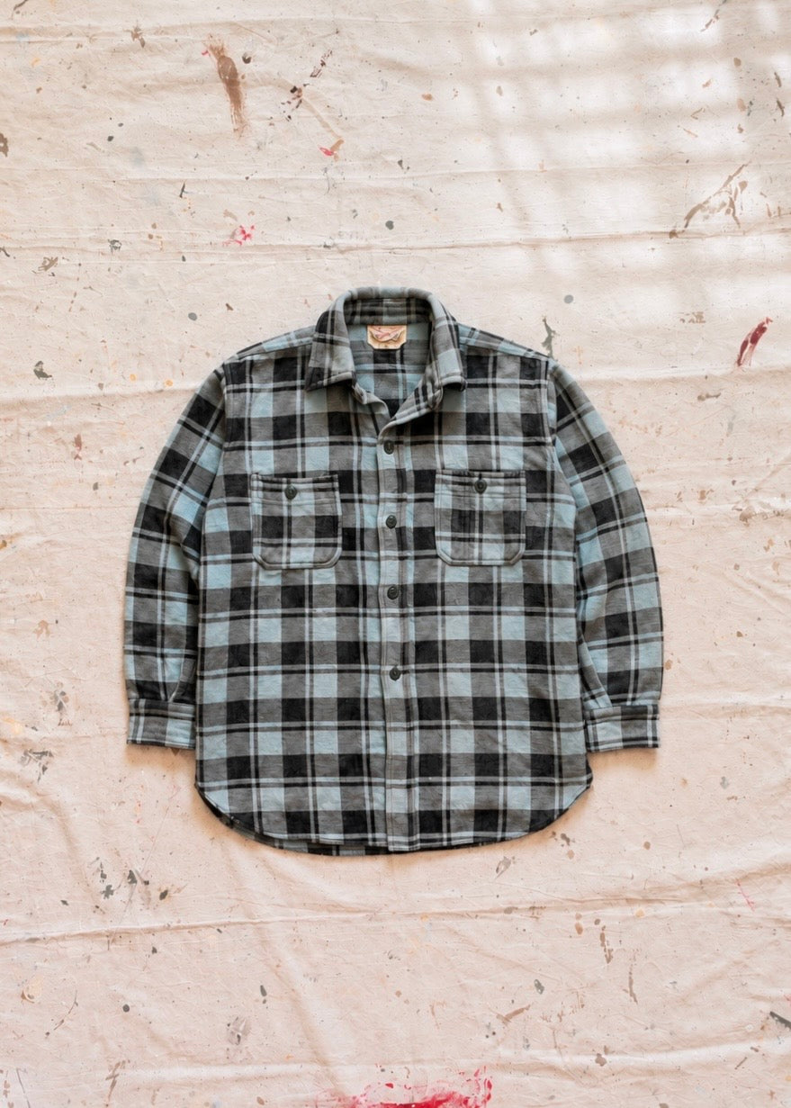 1960s Champion Heavyweight Plaid Flannel - M