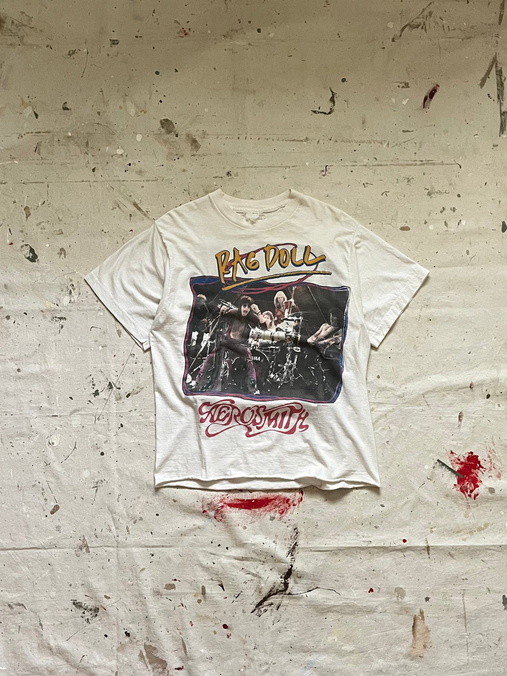 1980s Aerosmith T Shirt - L