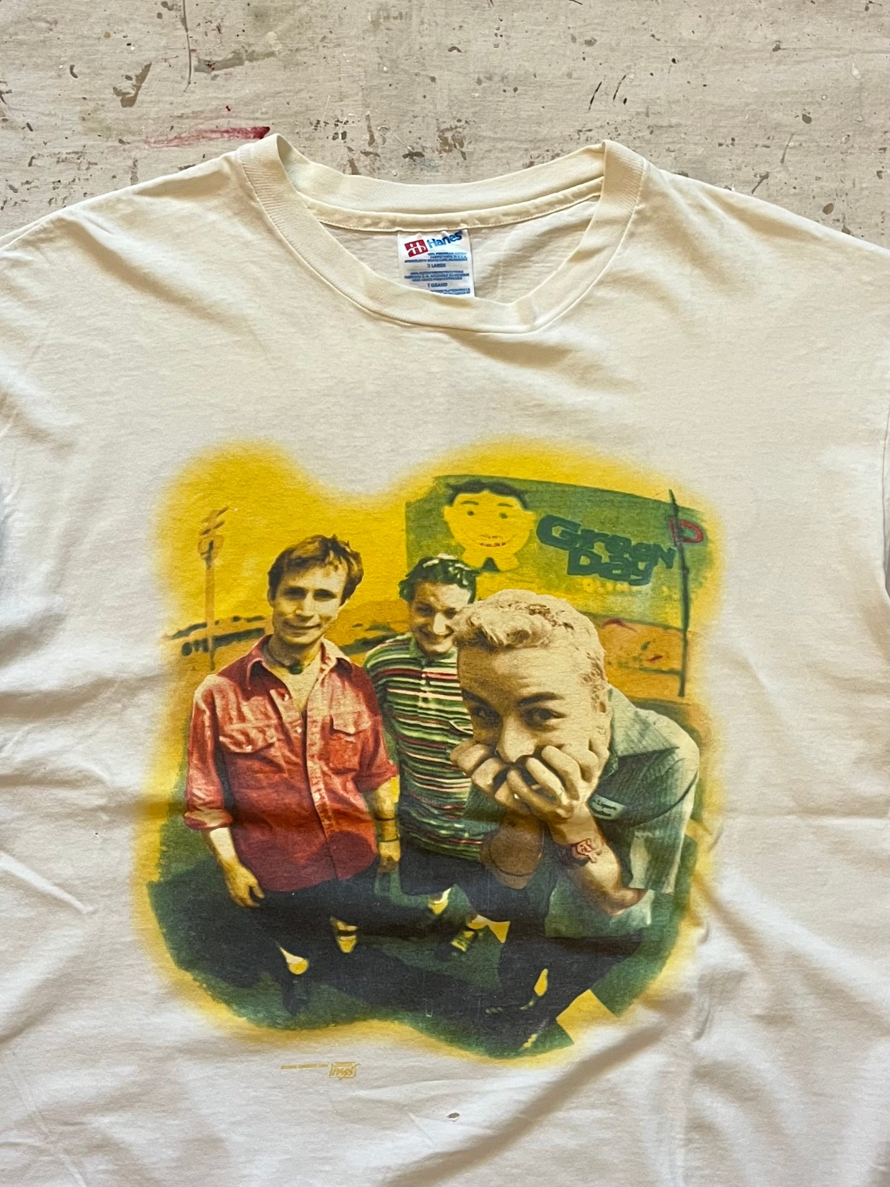 1990s Green Day Dookie Tour T Shirt - XL
