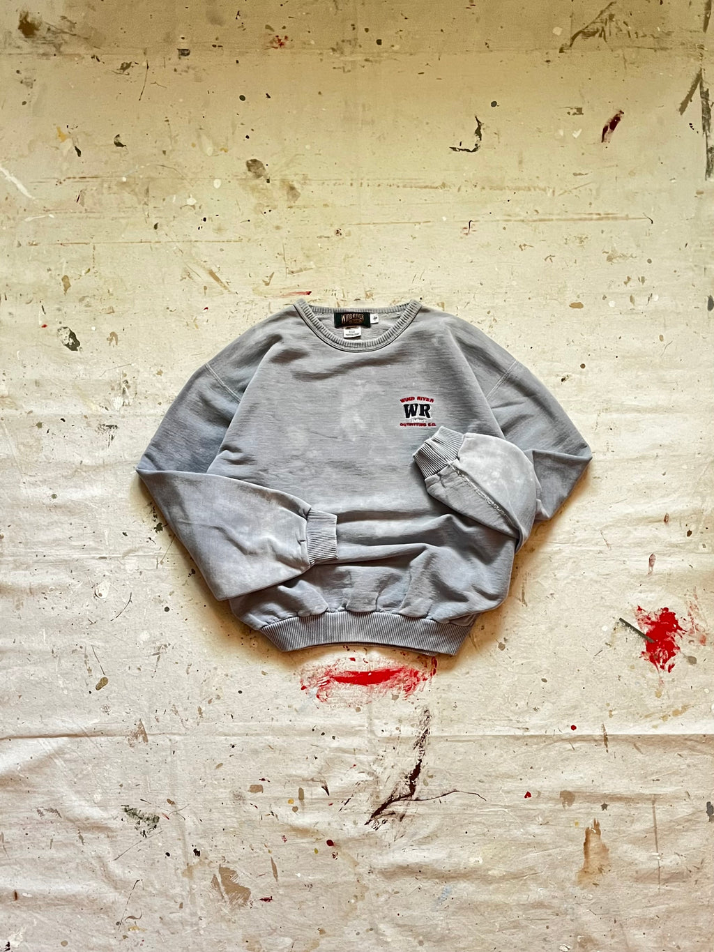 1990s Wind River Faded Sweatshirt - L