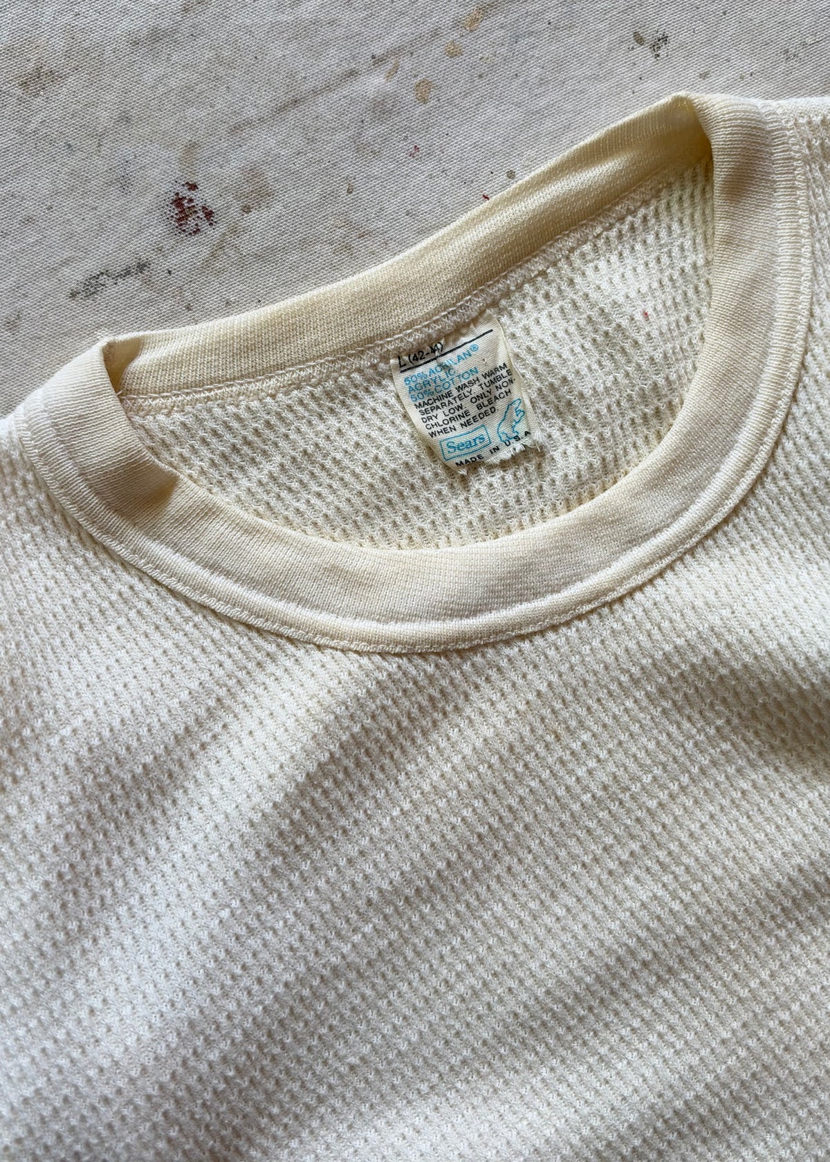 1970s Sears Made in USA Waffle Thermal - S