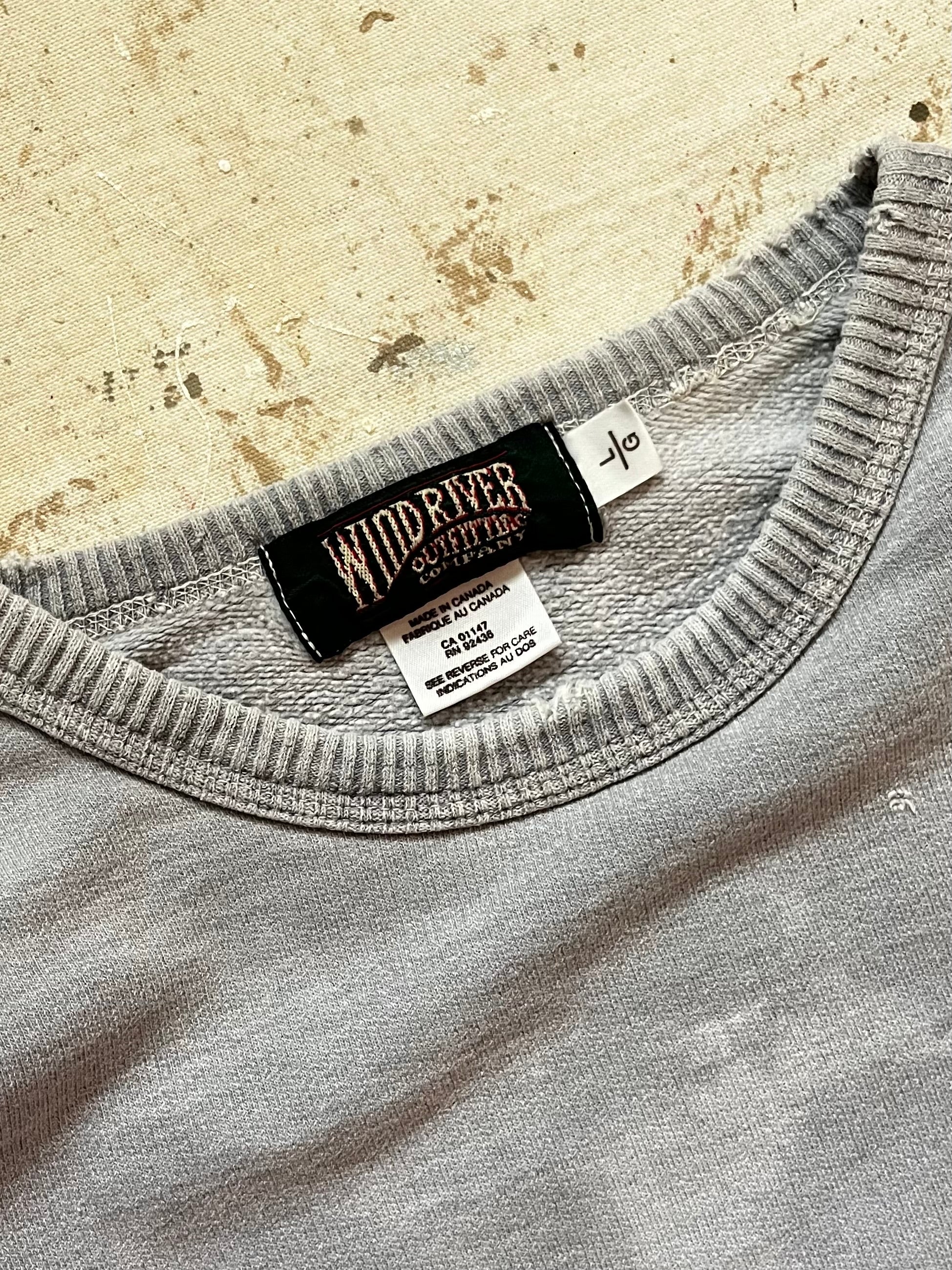 1990s Wind River Faded Sweatshirt - L